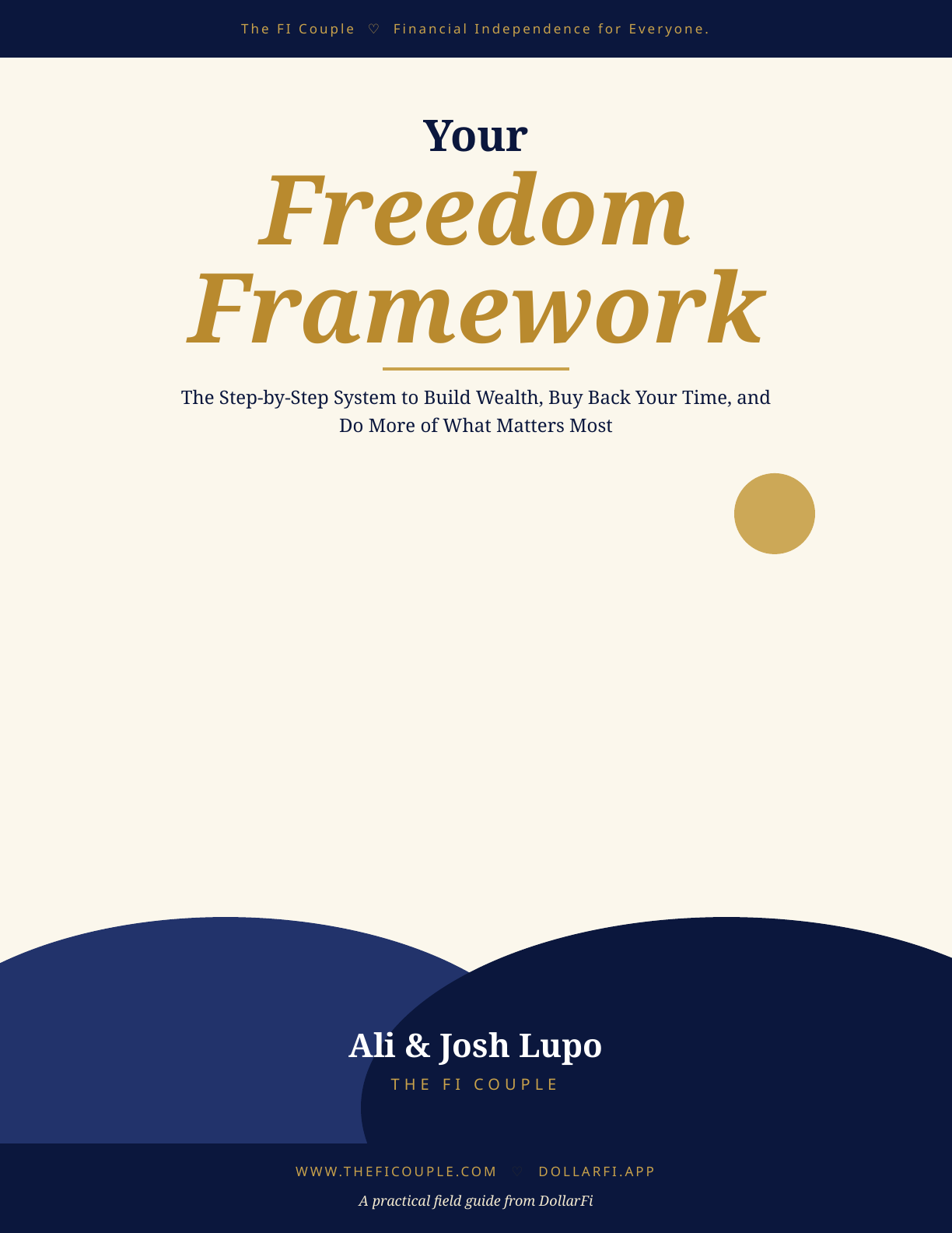 Cover of Your Freedom Framework by Ali and Josh Lupo